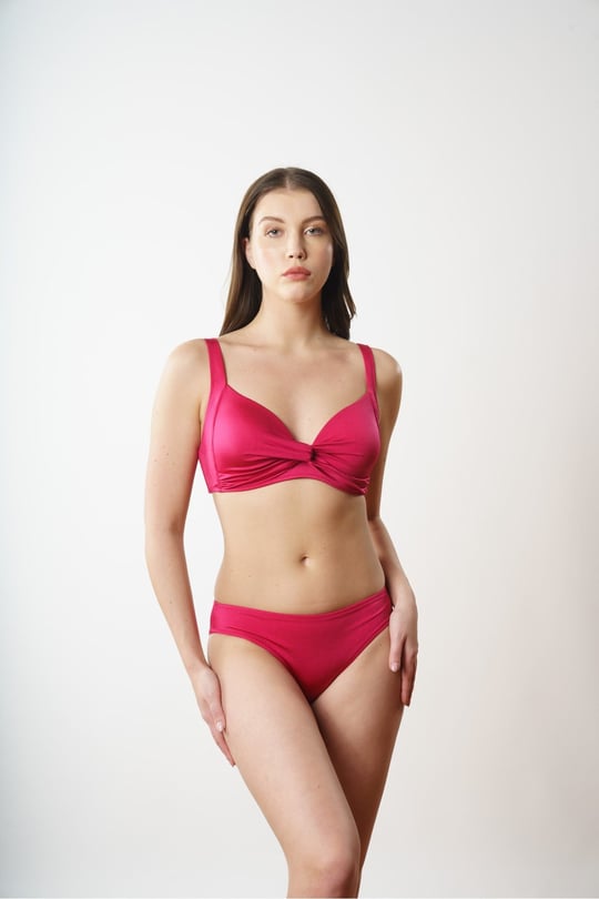 Kaplı Bikini Takım Fuşya - B1805R
