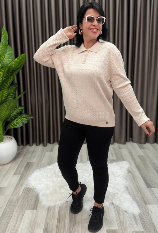 MONA KAŞMİR ELİT TRİKO BEJ