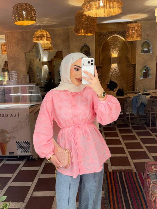 Cina Fisto Gömlek - Pembe