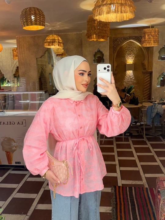 Cina Fisto Gömlek - Pembe