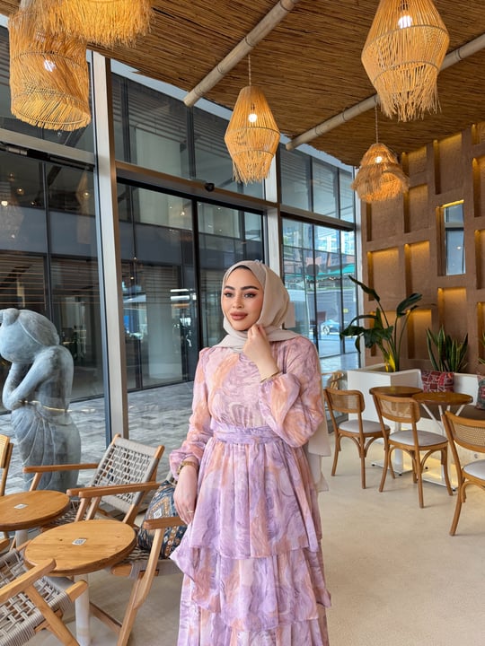 Reels Bel Bağlamalı Elbise - Pembe