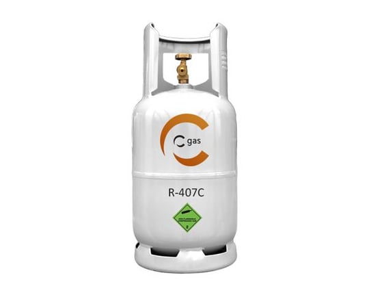 R-407C C-Gas Tekrar Doldurulabilir Tüplü 10 Kg
