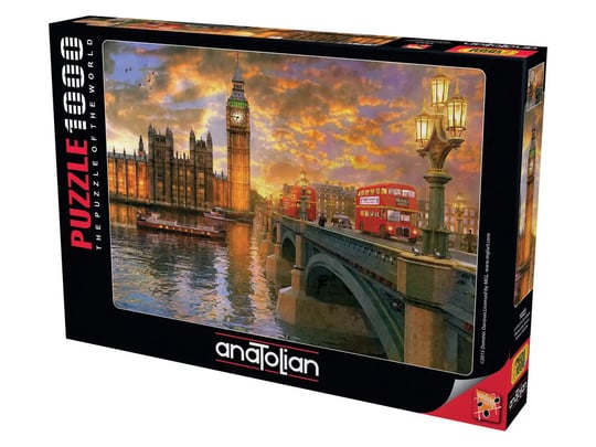 Londra da Günbatımı  - 1000 Parça Puzzle - 1023