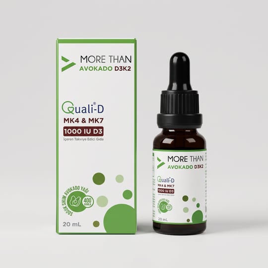 Avokado D3K2 20 ml Damla (1000 IU D3 + 25 mcg K2 Vitamini)