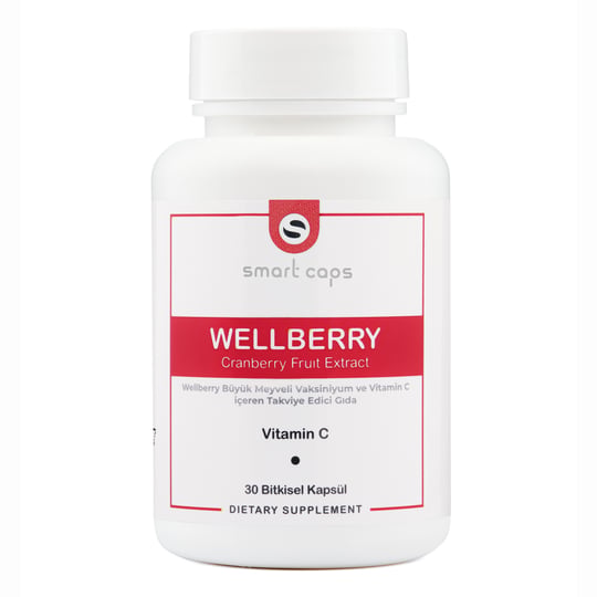Smart Caps Wellberry Cranberry 30 Kapsül