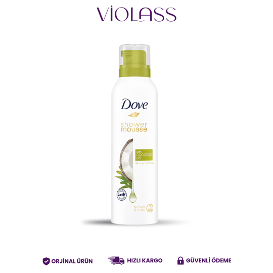 Dove Coconut Oil Duş Köpüğü 200 ml