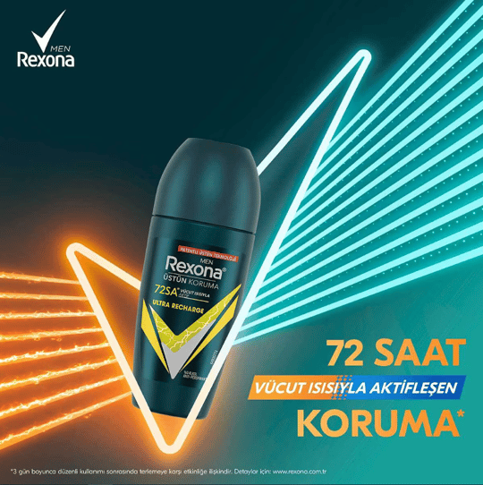 Rexona Ultra Recharge Erkek Roll-On Deodorant 50 ml