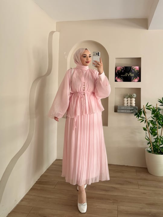 Bondi Üçlü Etekli Takım