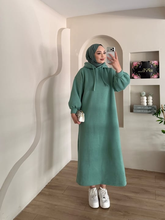 Efyu Tasarım Sweat Elbise 