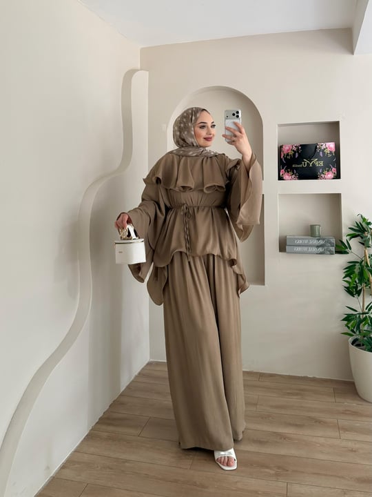 Miela Salaş Pantalonlu Takım