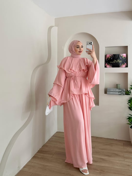 Miela Salaş Pantalonlu Takım