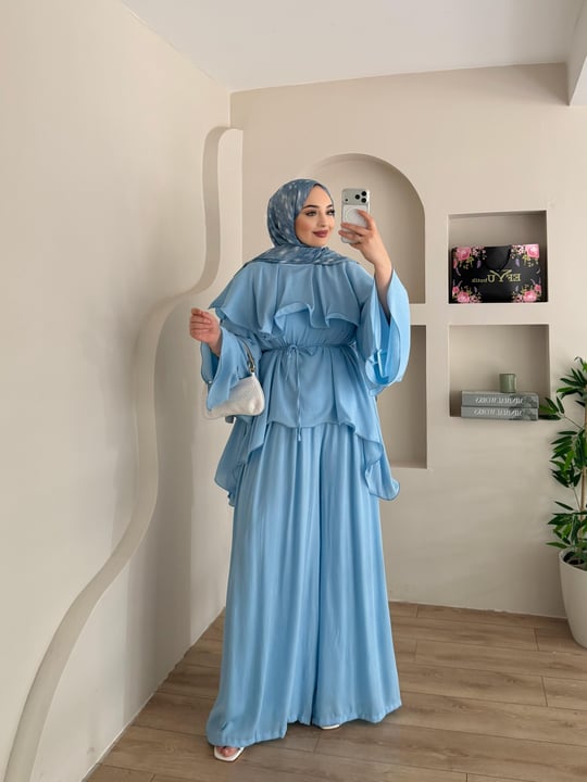 Miela Salaş Pantalonlu Takım