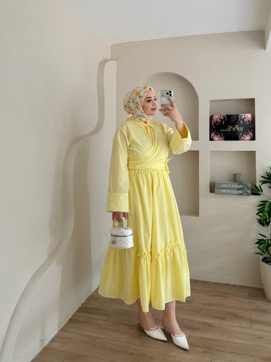 Swan Bağlamalı Etekli Takım