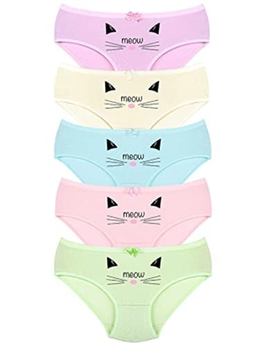 014 Kız Çocuk Mix 5li Paket Baskılı Külot Paketi