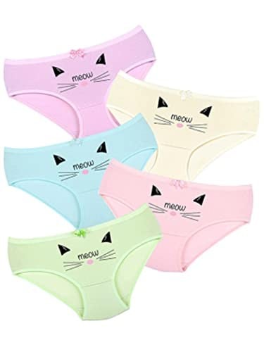 014 Kız Çocuk Mix 5li Paket Baskılı Külot Paketi