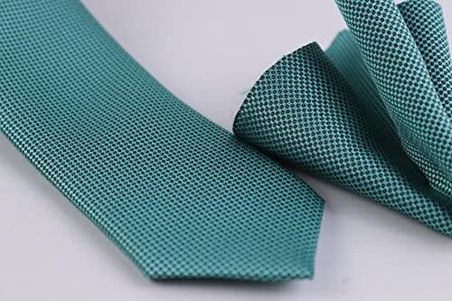 1.Kalite Özel Desenli Kravat Mendil Seti - Yeşil yeşil Tek Ebat yeşil Tek Ebat ars-408
