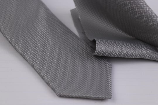 1.Kalite Özel Desenli Kravat Mendil Seti - gri gri gri ars-446