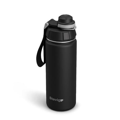 1 Hand Leak-Proof Sızdırmaz Çelik Termos 500 Ml Black ST-207 - Seçenekler: 0.5 Liters, 1 Liters