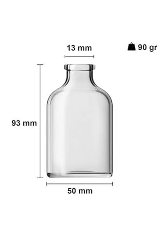 10 Adet 100 Ml Beyaz Kapaklı Düğün, Kına, Nişan, Kolonya, Hediyelik Şişesi Kapaklı 100 Cc Cam Şişe