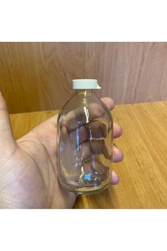 10 Adet 100 Ml Beyaz Kapaklı Düğün, Kına, Nişan, Kolonya, Hediyelik Şişesi Kapaklı 100 Cc Cam Şişe