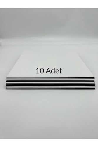 10 Adet 30x30 Cm Mdf Beyaz Pasta Altlığı