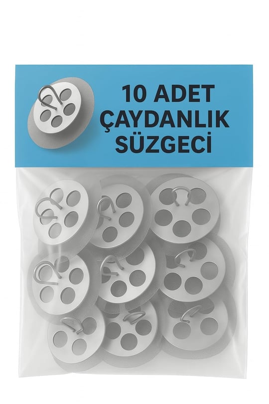 10 Adet Çaydanlık içi çay süzgeci demlik süzgeç