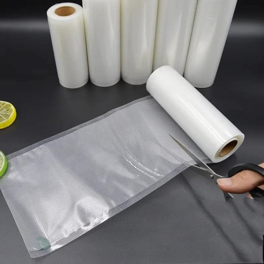 10 Metre (2 Adet 30cm X 5 Metre) Gofrajlı Tırtıklı Rulo Vakum Poşeti 2li Bobin Vakumlama folyosu vakumlu rul, BPA içermez, tüm vakumlama makineleri için, kaynatılabilir, tekrar kullanılabilir…