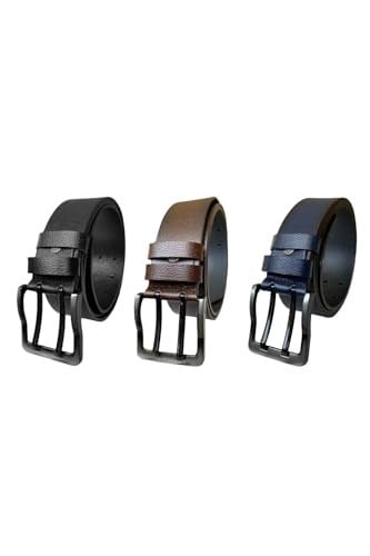 %100 Hakiki Deri, Çift Dilli 3lü Set 4.5 cm Kot, Spor Kemer Siyah, Koyu Kahverengi, Lacivert; 3.lü-ÇİFT.DİLLİ-SiYaH.KoKa.LaCi