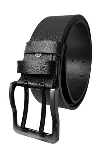 %100 Hakiki Deri, Çift Dilli Koyu Kahverengi 4.5 cm Tek Parça Kot, Spor Kemer ; ÇİFT.DİLLİ-KoKA