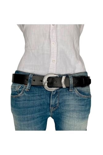%100 Hakiki Deri, Gümüş Tokalı, Metal Köprülü Bordo Kadın Kot Kemeri 4 cm; Bordo-byn-63