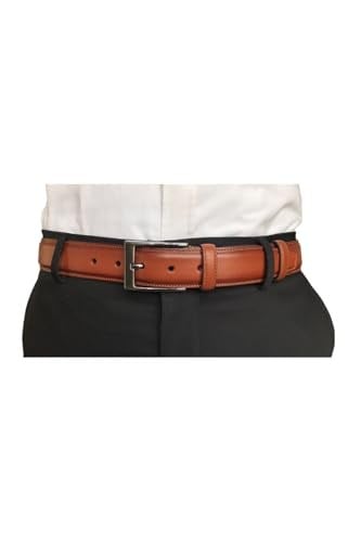 %100 Hakiki Kaliteli Deri 3lü Set Klasik Kumaş Pantolon Kemeri; Siyah, Lacivert, Kahverengi 3,5 cm, 3lü.KLA-01-02-03
