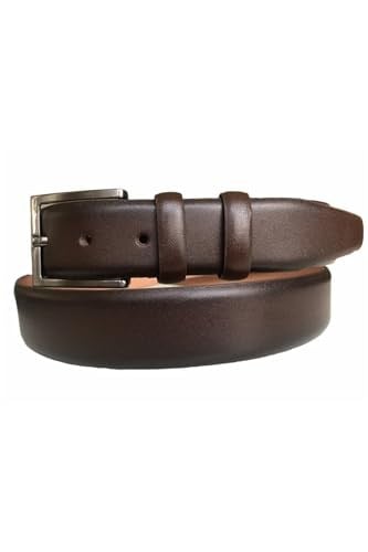 %100 Hakiki Kaliteli Deri Kahverengi Klasik Kumaş Pantolon Kemeri 3,5 cm, Go-Dk-KLA-02