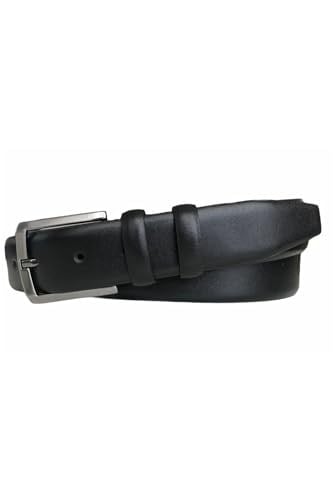 %100 Hakiki Kaliteli Deri Siyah Klasik Kumaş Pantolon Kemeri 3,5 cm, Go-Dk-KLA-01