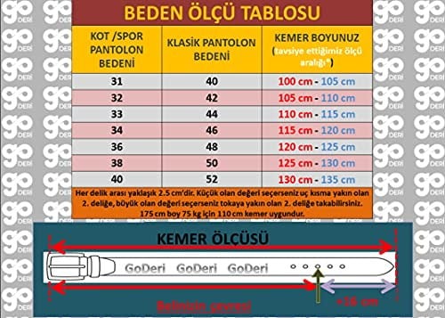%100 Hakiki Kaliteli Deri Siyah Rugan Klasik Kumaş Pantolon Kemeri 3,5 cm, Go-Dk-KLA-09