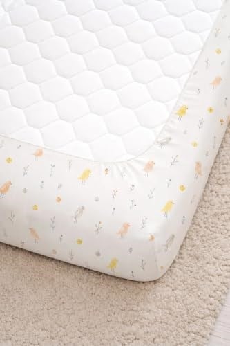 %100 Pamuk Lastikli Bebek Çarşafı + Yastık Kılıfı | Park Yatak 60x120 70x110 70x120 Uyumlu - Seçenekler: KUŞ, ATLIKARINCA MAVİ, ATLIKARINCA PEMBE, AYICIK, BULUT...