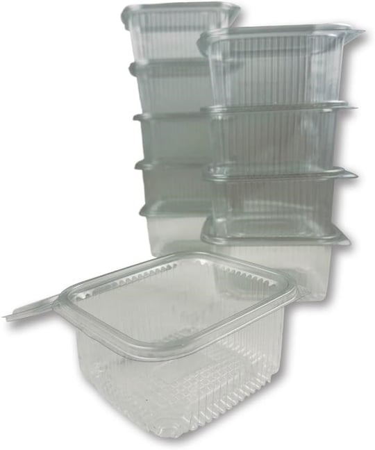 1000 Adetplastik sızdırmaz kap 500 gr cc kullan at tek kullanımlık plastik kapaklı kase