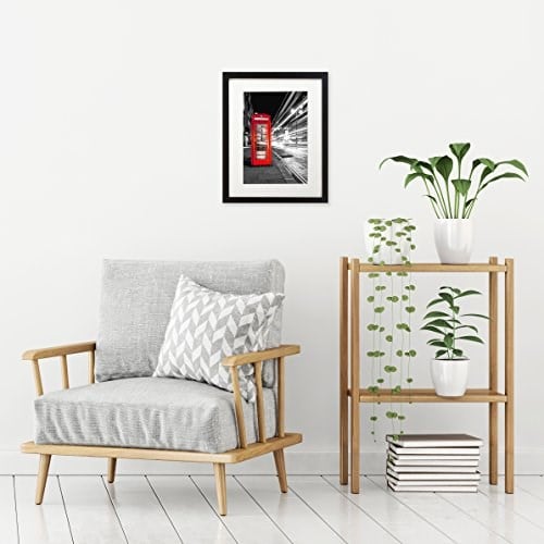 11 x 14 çerçeve, ahşap, Siyah, 11x14 inch - Seçenekler: 8x10, 9x9, 11x14, 12x15, 13x13, 15x15