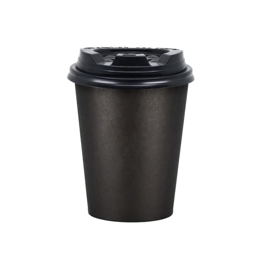 14 oz Siyah Karton Bardak (Ekstra Kalın) - 50 Adet