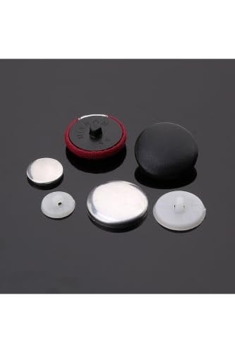 19 mm Kumaş Kaplama Kapsül Düğme, 30 No, 100 Takım