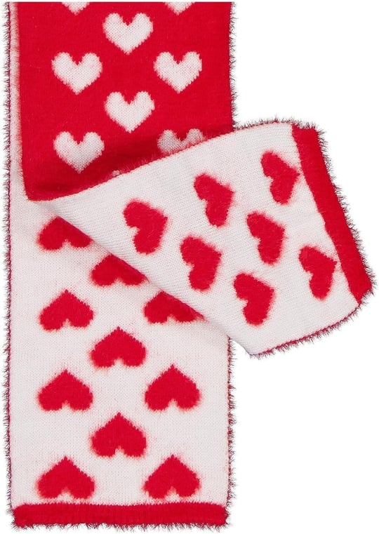 2-5 Yaş Atkı Bere Eldiven Set -, Standart, 24243103025W1, Kırmızı, Kız Çocuklar