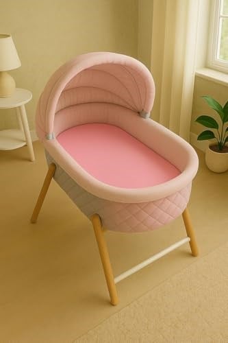 2 Adet 50 x 90 x 10 cm Anne Yanı Lastikli Penye Kumaş Bebek Çarşafı