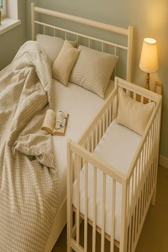 2 Adet 50 x 90 x 10 cm Anne Yanı Lastikli Penye Kumaş Bebek Çarşafı