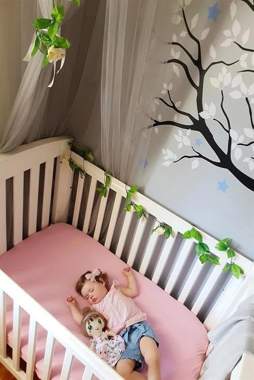 2 Adet 65 x 95 + 10 cm Anne Yanı Lastikli Penye Kumaş Bebek Çarşafı