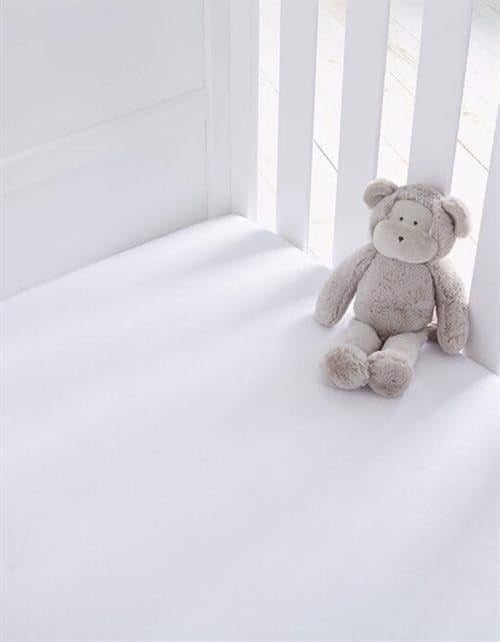 2 Adet 70 x 140 x 20 cm Anne Yanı Lastikli Penye Kumaş Bebek Çarşafı