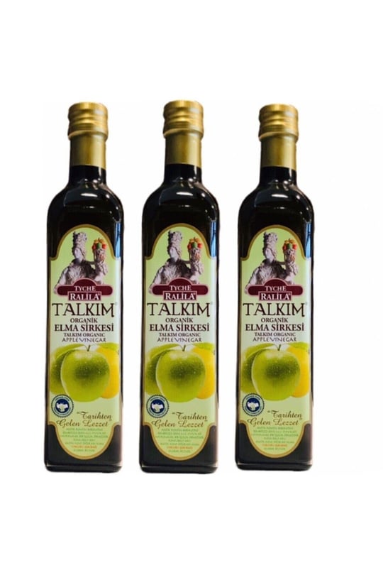 2 Adet Ralila Organik Talkım Elma Sirkesi 500 Ml