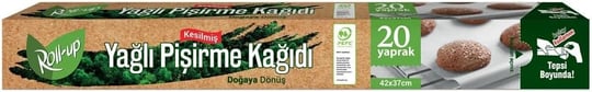 20 Yaprak Doğa Dostu Kesilmiş Pişirme Kağıdı 37x42cm, Doğaya Dönüşümlü Yağlı Kağıt, Fırın Kağıdı