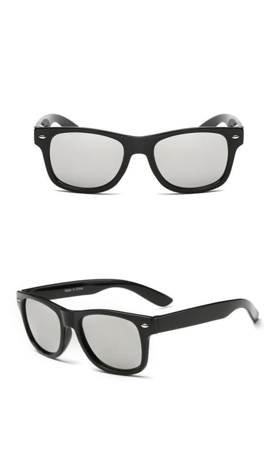 2017 Moda Çocuk Güneş Gözlüğü UV 400 Silver Mercury Lens