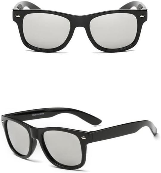 2017 Moda Çocuk Güneş Gözlüğü UV 400 Silver Mercury Lens