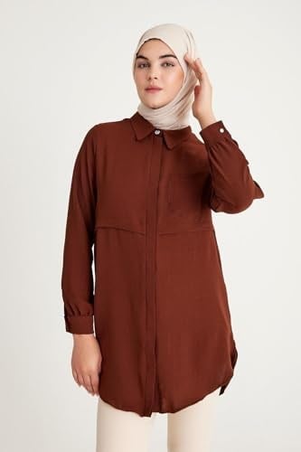 2241_Cepli Uzun Kol Tunik Gömlek