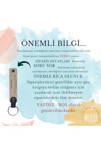 24lü Bebek Ve Anne İsmine Özel Hatıra Anahtarlığı, Standart, MH-KAN8618X24, üniseks-yetişkin
